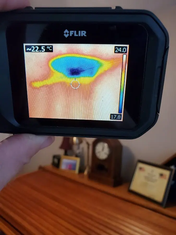 Thermal imaging inspection for water damage in Sullivan